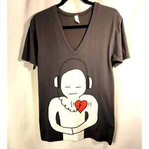 American Apparel Michael Franti & Spearhead Band Fan Graphic Tee Men S/Ladies L